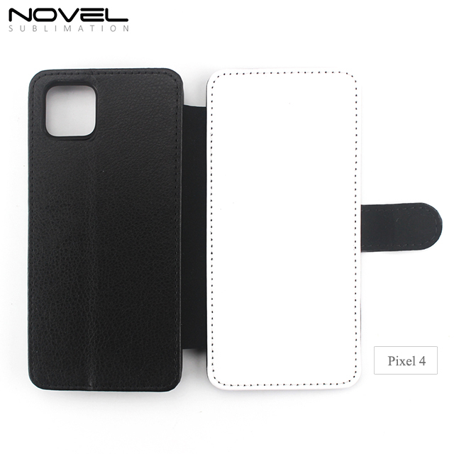 High Quality Blank Sublimation PU Leather Flip Case For Google Pixel 4