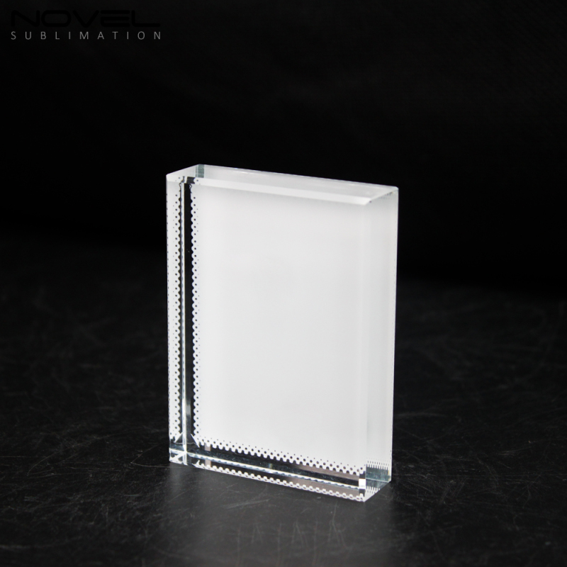 Sublimation Coating Blank Crystal Vertical Rectangle,Wedding Gift Crystal