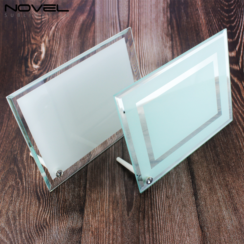 DIY Sublimation Blank 8'' Double Mirror Glass Photo Frame