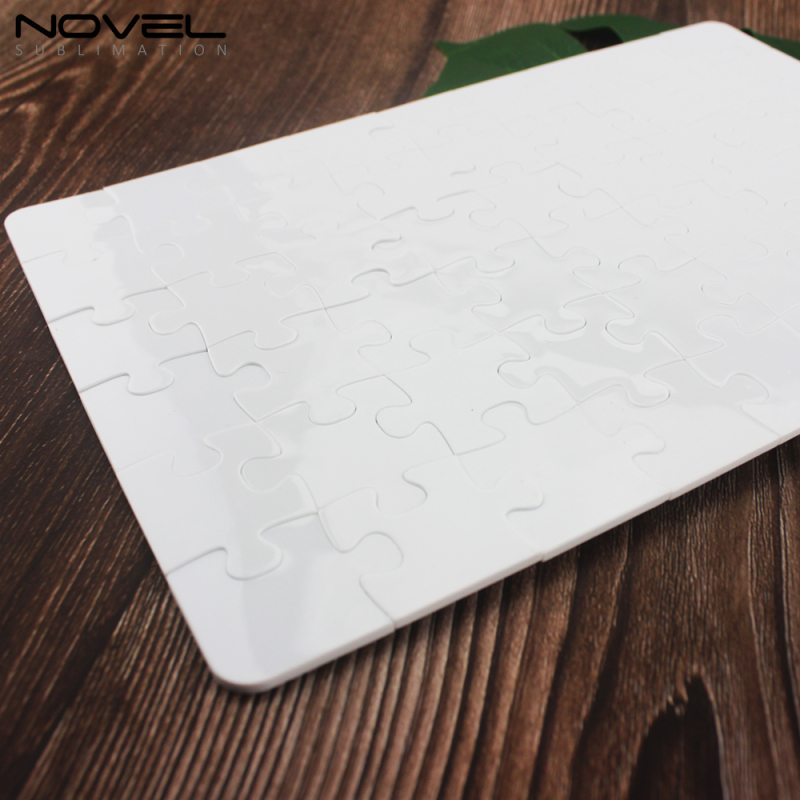 Custom DIY Sublimation Blank Polymer Jigsaw Puzzle Rectangle With Three Size