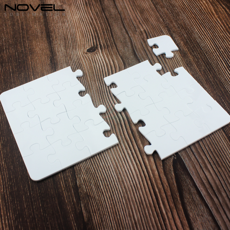 Custom DIY Sublimation Blank Polymer Jigsaw Puzzle Rectangle With Three Size