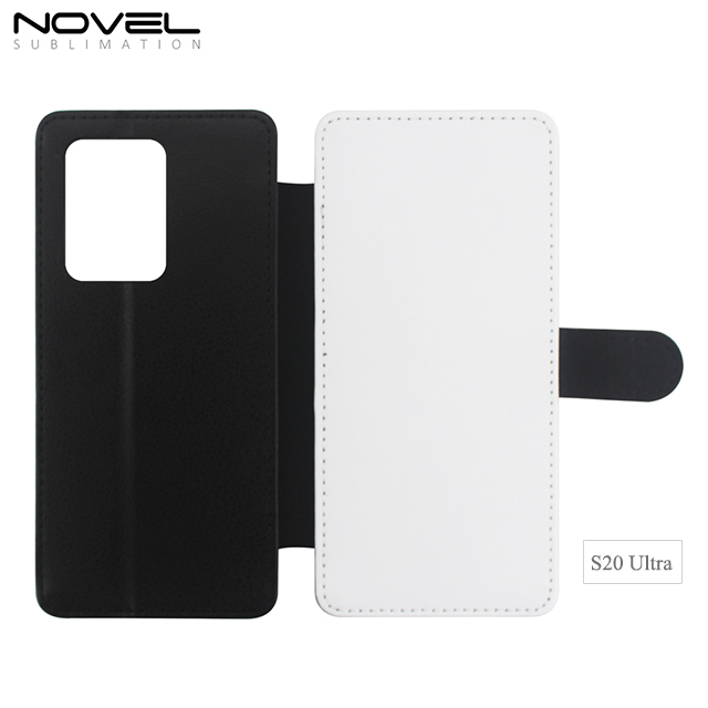 New Sublimation Blank 2D PU Leather PC Case For Galaxy S20 Ultra
