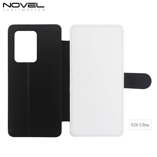 Custom Sublimation Blank 2D PU Leather PC Case For Galaxy S20