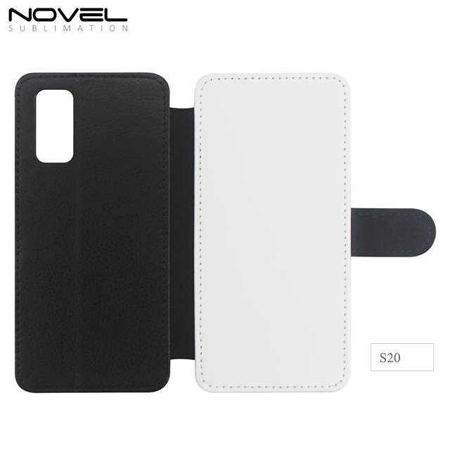 New Sublimation Blank 2D PU Leather PC Case For Galaxy S20 Ultra