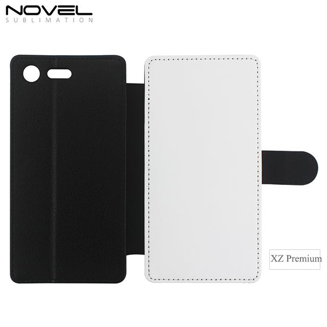 Custom Sublimation Blank PU Leather Phone Case For Sony XZ Premium