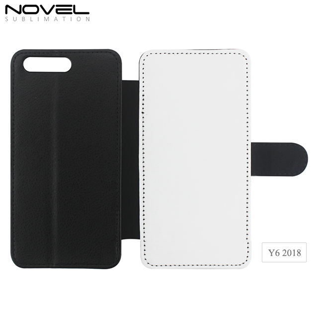 High Quality Blank Sublimation PU Leather Wallet For Huawei Y7 2019