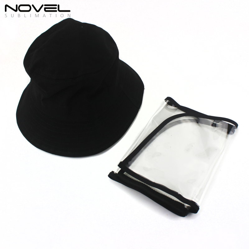 New Arrival Bucket Hat With Face Shield For Adult and Children