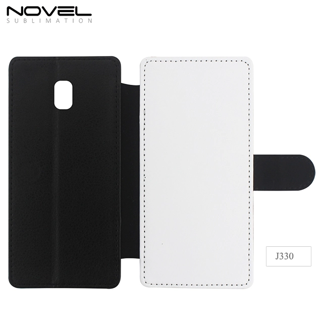 Sublimation Blank 2D PU Leather Filp Wallet For Galaxy G360
