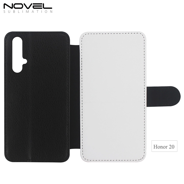 2020 2D Double Blank Sublimation PU Leather Wallet For Huawei Honor 20