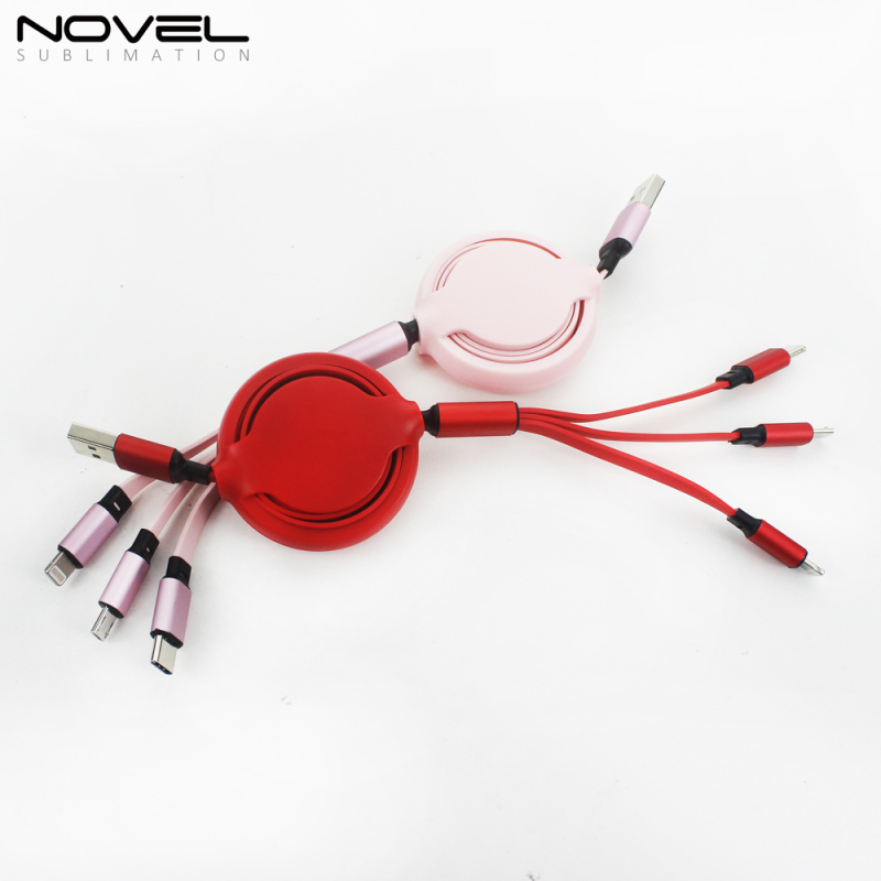 New Arrival Fashion 3in1 Phone Date Cable