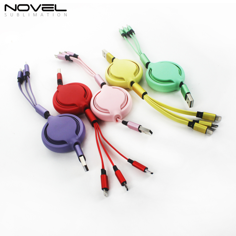 New Arrival Fashion 3in1 Phone Date Cable