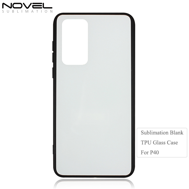 High Quality 2D Blank TPU Glass Phone Case for Huawei P40 Pro Plus