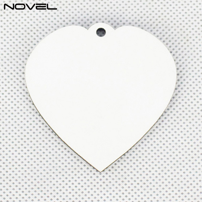 Factory Wholesales Blank Sublimation 3mm Double side MDF Ornaments