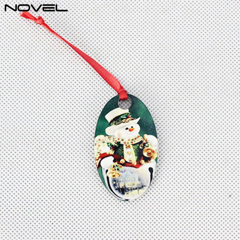Blank Sublimation 3mm Double side Oval MDF Ornaments