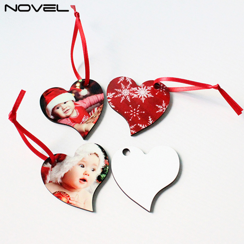 High Quality Blank Sublimation 3mm Double side MDF Ornaments