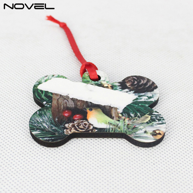 High Quality Blank Sublimation 3mm One side MDF Ornaments