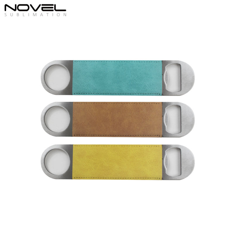 New arrival Double Side Printable Colorful Coaster Big Bottle Opener
