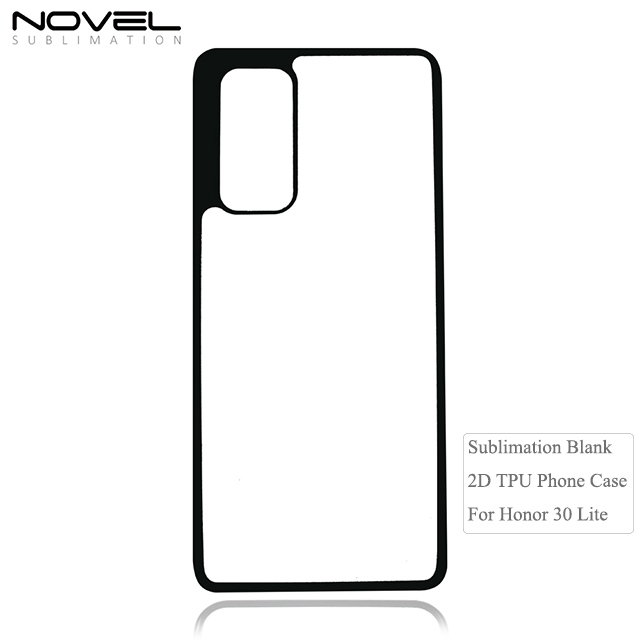 Highly Protective Sublimation Blank 2D Soft Rubber Back Phone Cover For Huawei 30 lite
