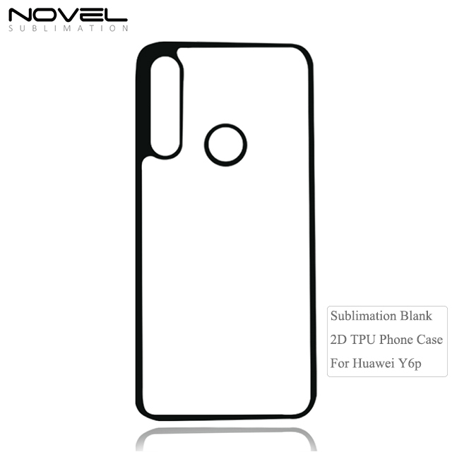 New Wave Sublimation Blank 2D Soft Rubber Case For Huawei Y6p