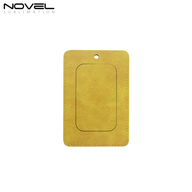 Fashion Sublimation Colorful Small Rectangle Printable Employee Badge with Hanging Rope