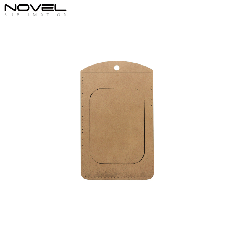 New Arrival Blank Sublimation Colorful Small Rectangle Employee Badge with Hanging Rope