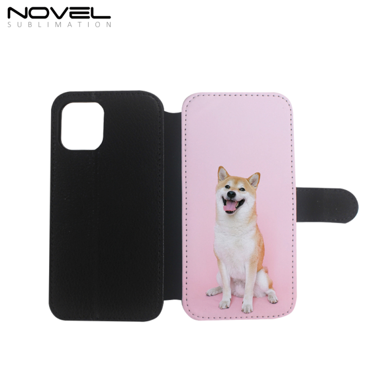 Blank Sublimation PU leather Wallet Case For iPhone 12 Pro Max