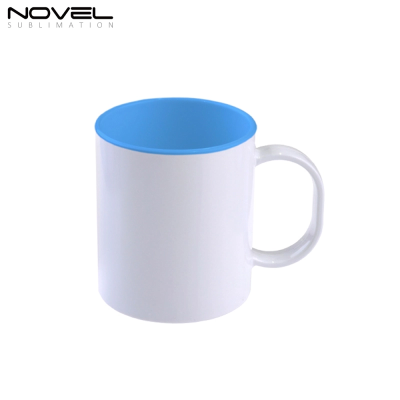 11oz Sublimation Ceramic Colored Rim Coffee Mug