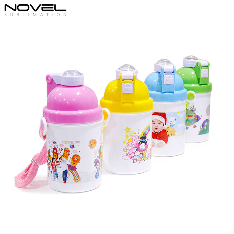 Customized Sublimation 3D Printing Kid Water Bottle 400ml