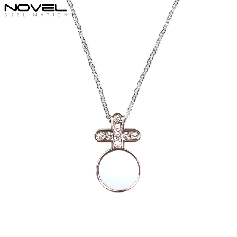 Sublimation Blank Chain Necklace Girl Jewelry