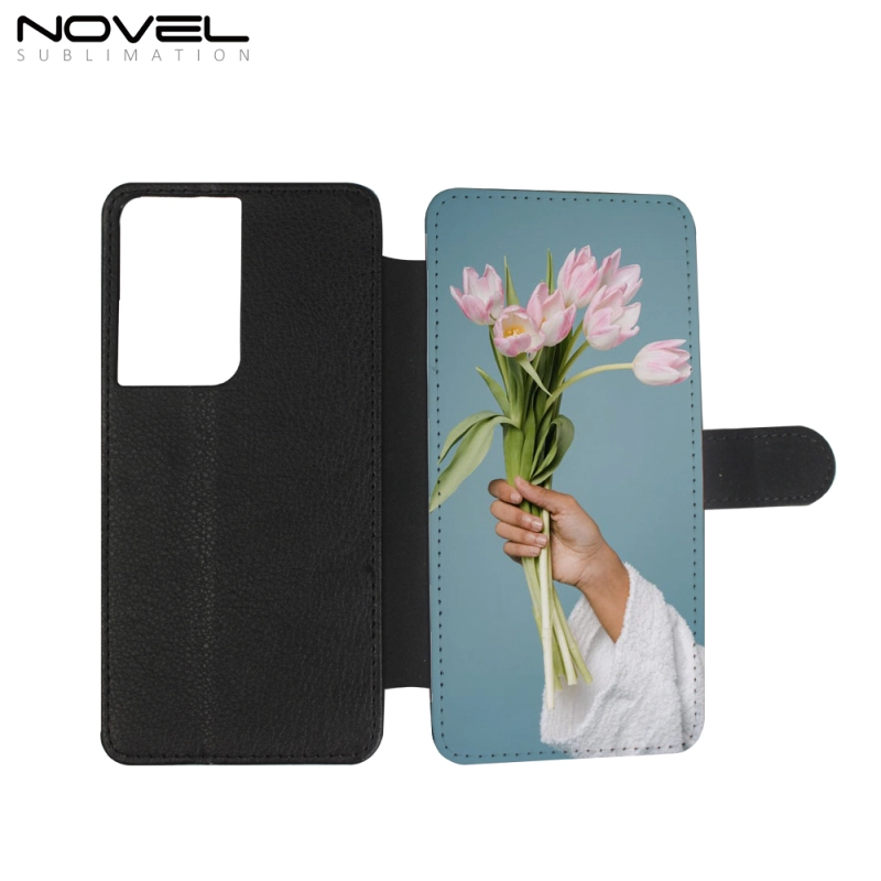 Personality Sublimation Blank 2D PU Leather PC Case S21 plus/ S21 Ultra/ S21