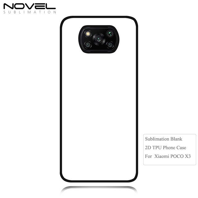 Premium Quality 2D TPU Blank Phone Case for Xiaomi POCO M3, POCO X3