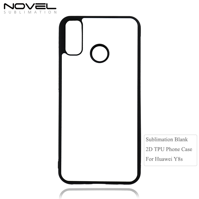 DIY Sublimation Blank 2D Soft Rubber Case for Huawei Y8p