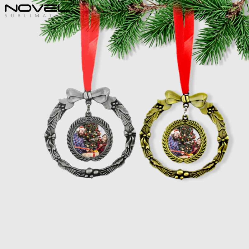 Newly Arrival  Personalized Blank Sublimation Printing Christmas Ornament Christmas Gift