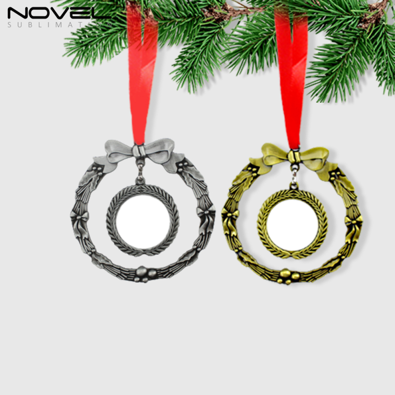 Newly Arrival  Personalized Blank Sublimation Printing Christmas Ornament Christmas Gift