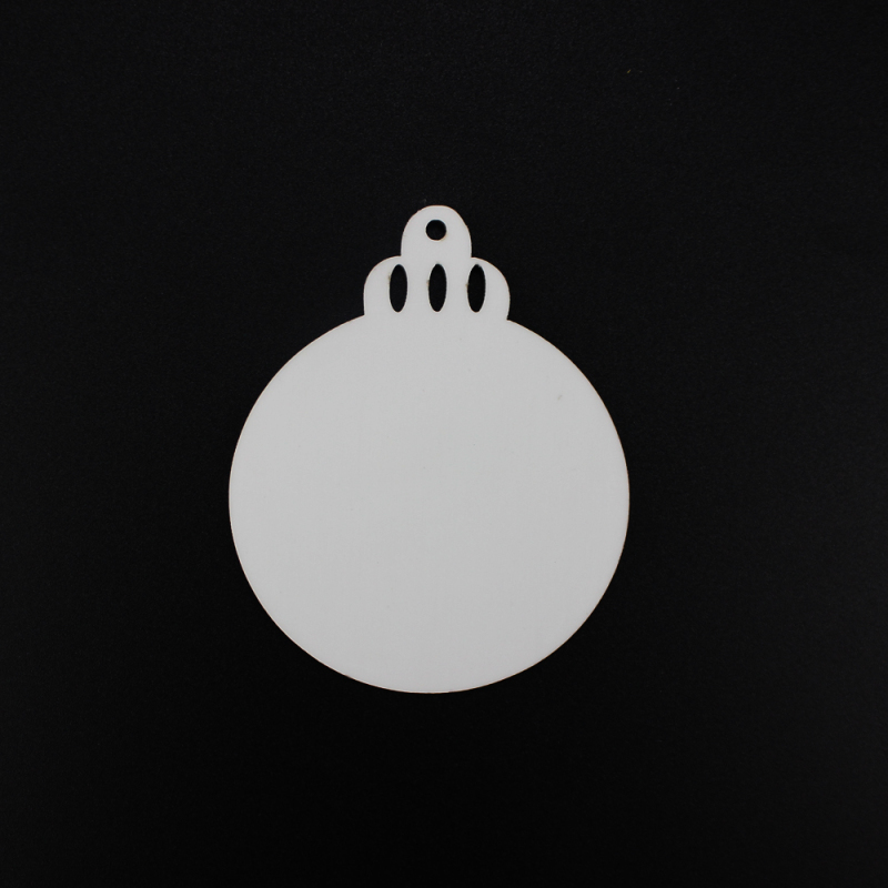 Custom Printable Sublimation Blank MDF Christmas Ornament