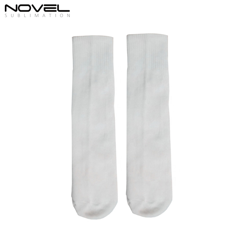 Custom Sublimation Blank Long Short Socks for Man Woman Unisex