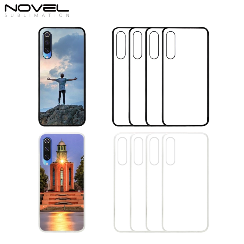 For Xiaomi 9 New Arrival Sand Pattern 2D Sublimation Blank TPU Phone Cases &amp; Bags Custom Logo Phone Cover