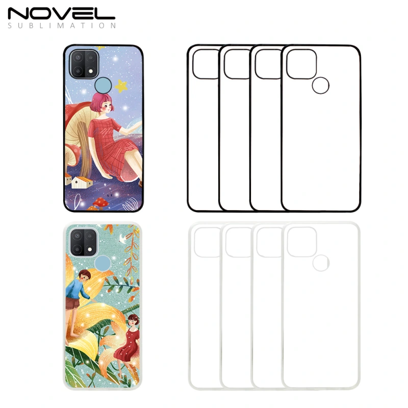 For Oppo A15 New Arrival Sand Pattern 2D Sublimation TPU Phone Case Custom Logo Phone Bags &amp; Cases