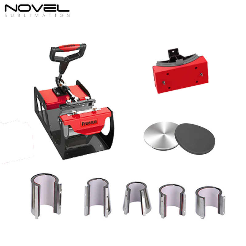 New 8 in1 Comobo Heat Press Machine P8100 T-shirt Hat 8&quot;/10&quot;Plate Mug Digital Sublimation Machine