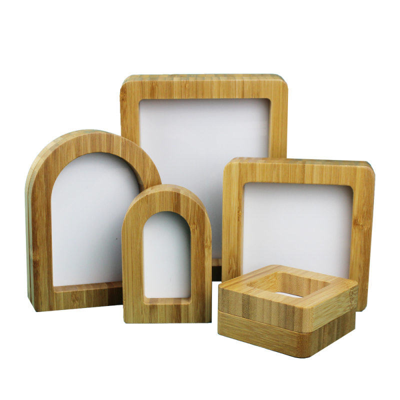 High Quality Bamboo Wood Picture Frame For DIY Picture Bamboo Panel Framing Dye Sublimation Blanks Photo Frames