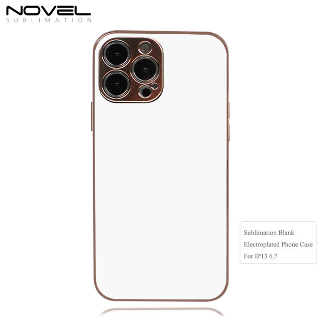 for iPhone 13, iPhone 12 iPhone Series New Style Sublimation Electroplated Phone Case