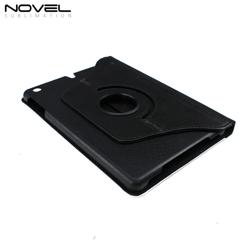 Sublimation Blank Rotate PU Leather Wallet Phone Case for iPad Mini 2