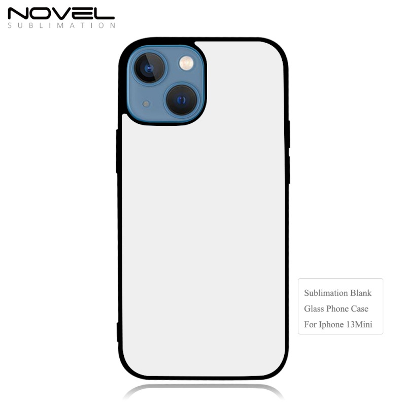 For iPhone 13/ 13 Mini/ 13 Pro/ 13 Pro Max Street Fashion Sublimation Blank 2D Tempered Glass Phone Case