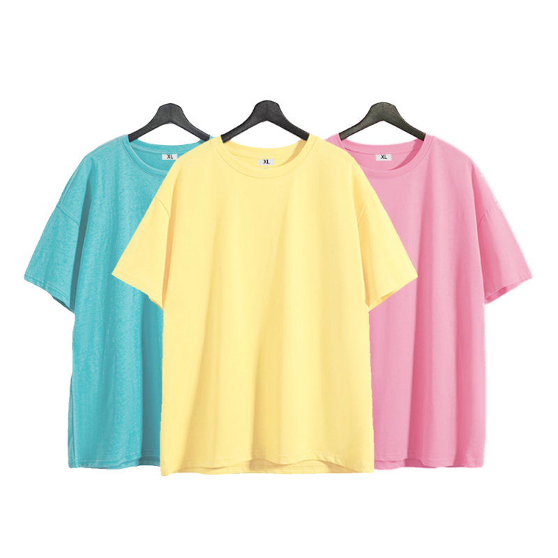New Arrival Colorful Sublimation Blank Adult Short Sleeves T-Shirt