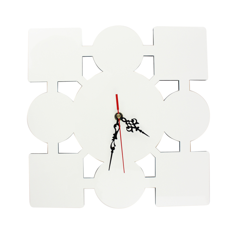 Newly Arrival Personalized Design DIY Blank Sublimation MDF Wall Clock
