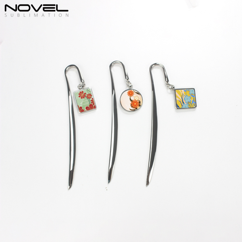 Factory Wholesale Sublimation Printing Blank Metal Bookmark for Gifts