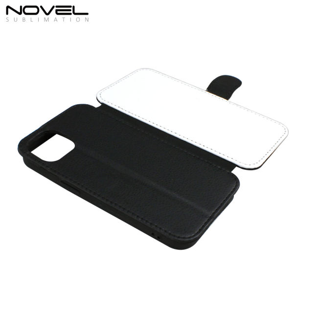 For iPhone 13/ 13 mini/ 13 Pro/ 13 Pro Max DIY Sublimation PU Flip Leather Phone Case  Phone Stand