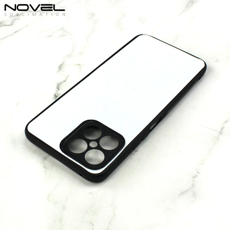2D Phone Case for Honor X8 Sublimation Blank 2D TPU Sand Pattern caja del teléfono personalizada