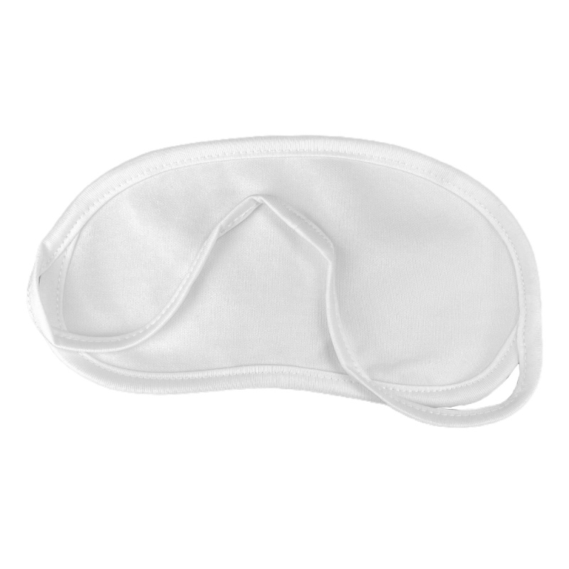 Wholesale White Sleeping Eye Cover Double-deck Customized Sublimation Blank Eyeshade