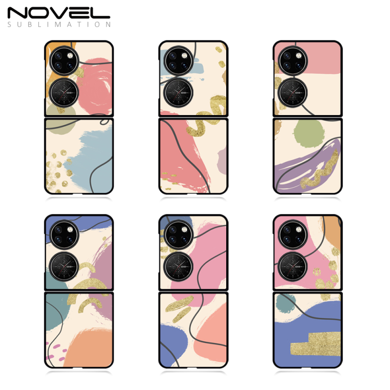 For Huawei P50 Pocket Premium Quality Sublimation Blank 2D PC Phone Case